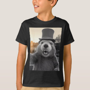 Ground Hog Day Murmeldjur Roligt Groundhog Selfie T Shirt