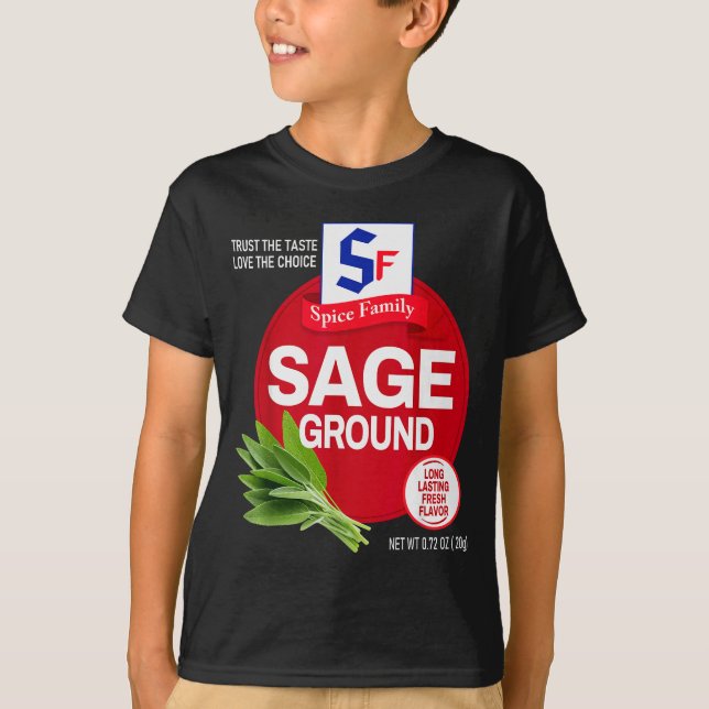Ground Sage Halloween Sce Costume Group Matching  T Shirt (Framsida)