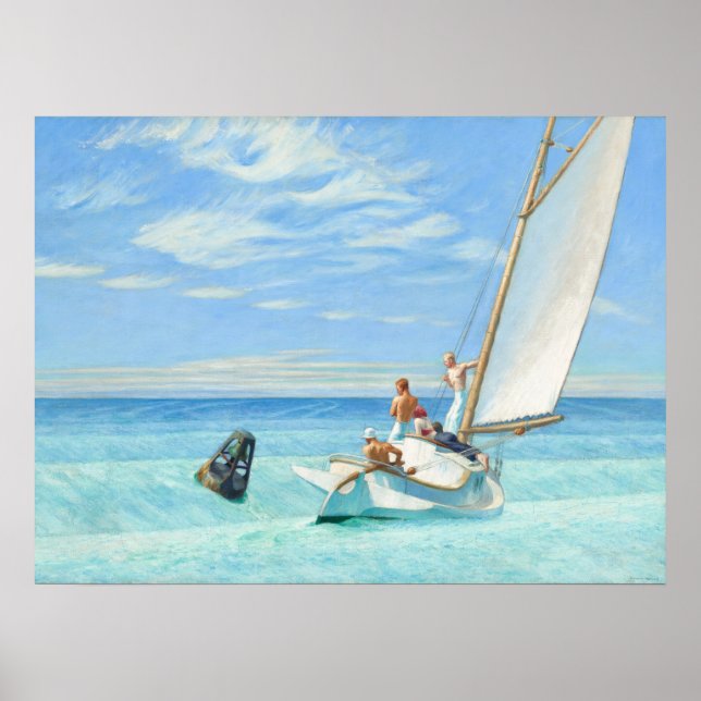 Ground Swell - Edward Hopper Fine Art Poster (Framsidan)