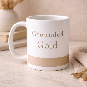 Grounded Gold Calm Classic Mugg, 330 ml Kaffemugg