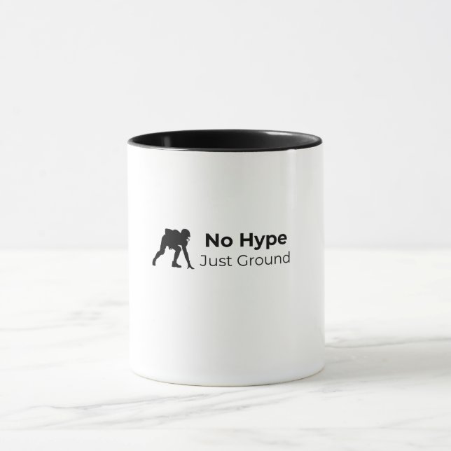 Grounded New Year – Minimalist Motivation Mug card Mugg (Center)