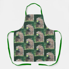 Groundhog All-Over Print Apron
