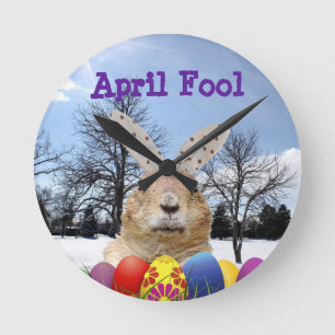 Groundhog April-dag Rund Klocka