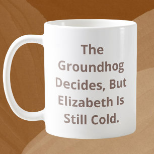 Groundhog beslutar om anpassningsbarhet kaffemugg