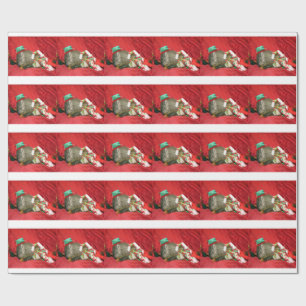 Groundhog Bessie och röd ekorrestorm Giftwrap Presentpapper