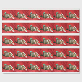 Groundhog Bessie och röd ekorrestorm Giftwrap Presentpapper