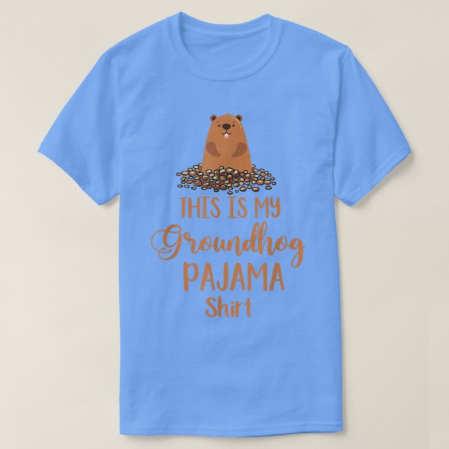 Groundhog Costume My Favorite Holiday Boys Girls W T Shirt (Design framsida)