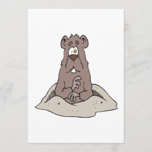 Groundhog dag inbjudningar