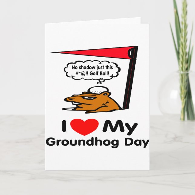 Groundhog dag kort (Framsida)