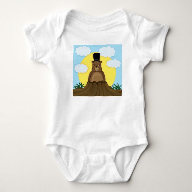 Groundhog-dag T Shirt (Framsida)