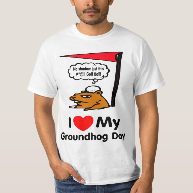 Groundhog dag tee shirt (Framsida)
