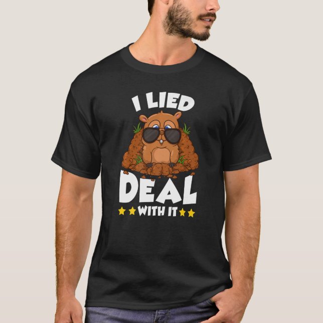 Groundhog-dagen jag Ljugit ta itu med det Punxsuta T Shirt (Framsida)
