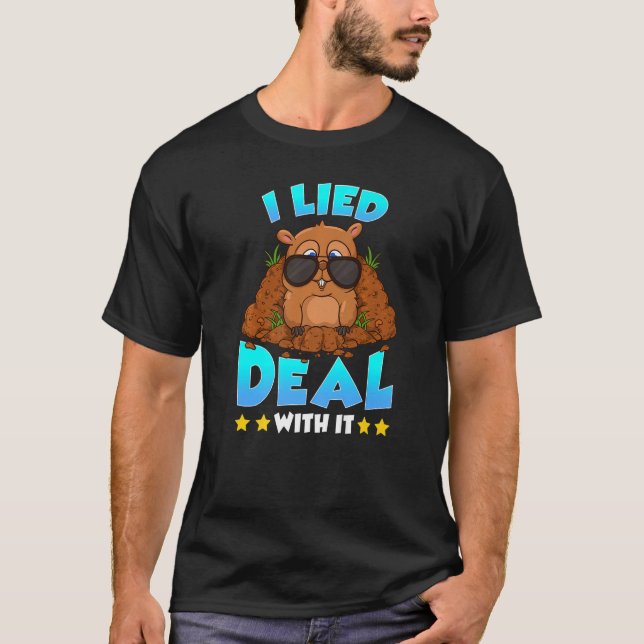 Groundhog-dagen jag Ljugit ta itu med det Punxsuta T Shirt (Framsida)