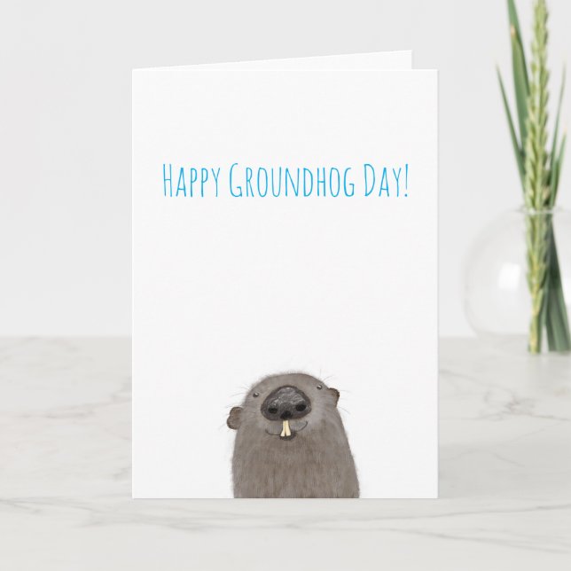 Groundhog-dagskort Kort (Framsida)