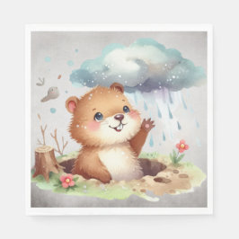 Groundhog day 22 February  Pappersservett