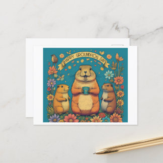 Groundhog Day A Firande i Vår Vykort