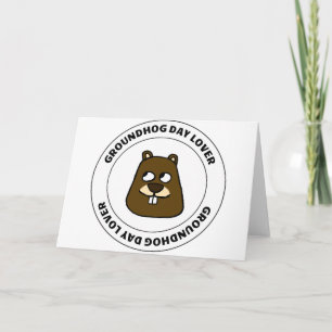 Groundhog Day Älskare Kort