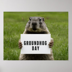 Groundhog Day-bild Poster
