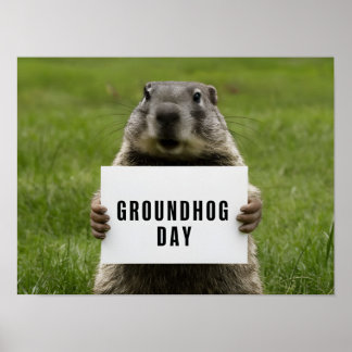 Groundhog Day-bild Poster