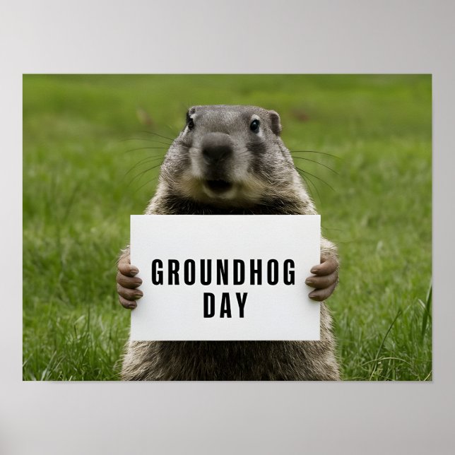 Groundhog Day-bild Poster (Framsidan)