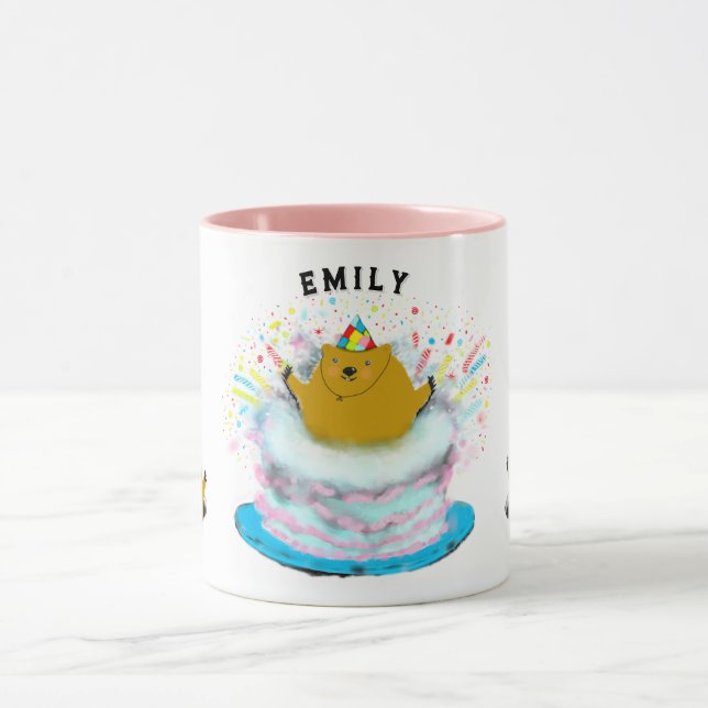 Groundhog Day Birthday Gift Mugg (Center)