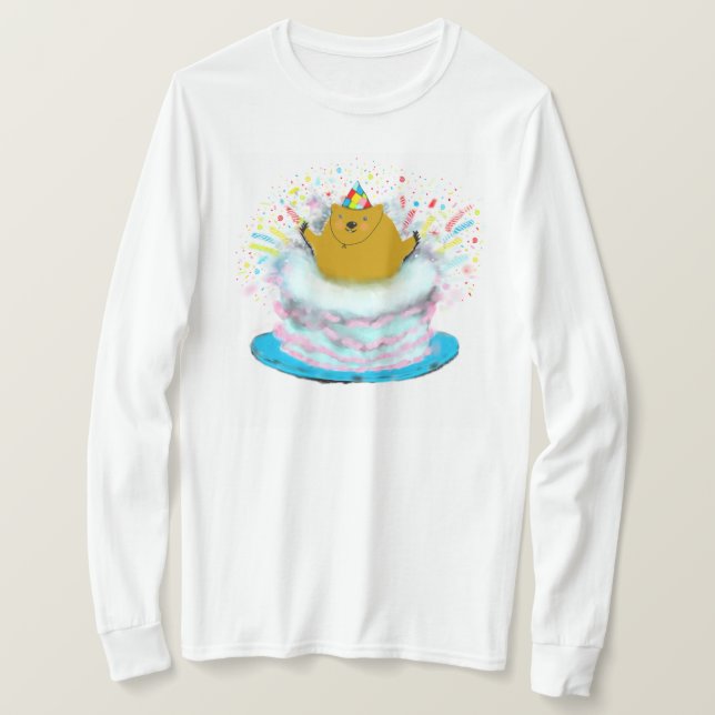 Groundhog Day Birthday T Shirt (Design framsida)