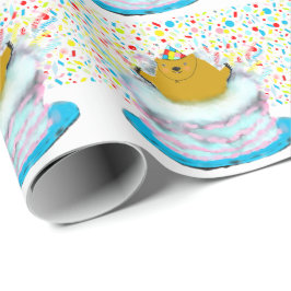 Groundhog Day Birthday Wrapping Papper Presentpapper