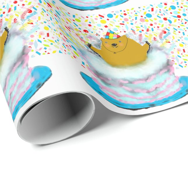 Groundhog Day Birthday Wrapping Papper Presentpapper (Rullad Hörn)