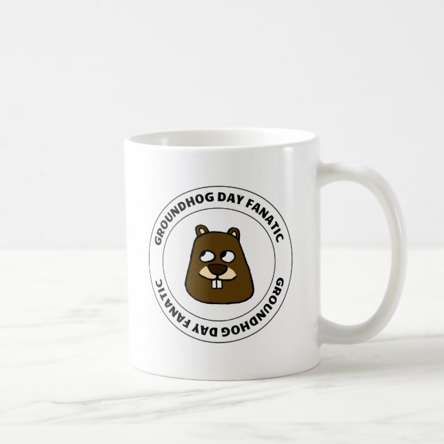 Groundhog Day Fanatic Kaffemugg (Höger)