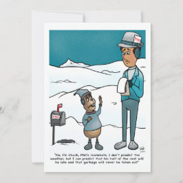Groundhog Day Flat Greeting Card Kort