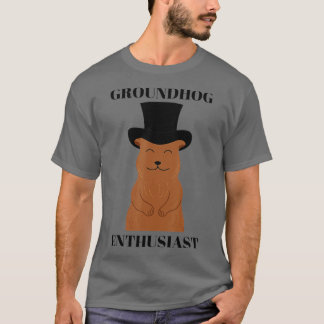 Groundhog Day Funny Shadow Winter Vår Groundhog T Shirt