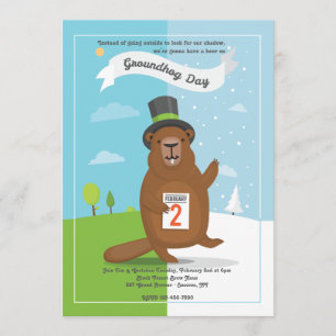 Groundhog Day-inbjudan Inbjudningar