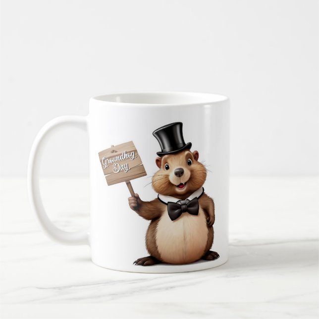 Groundhog Day Kaffemugg (Vänster)