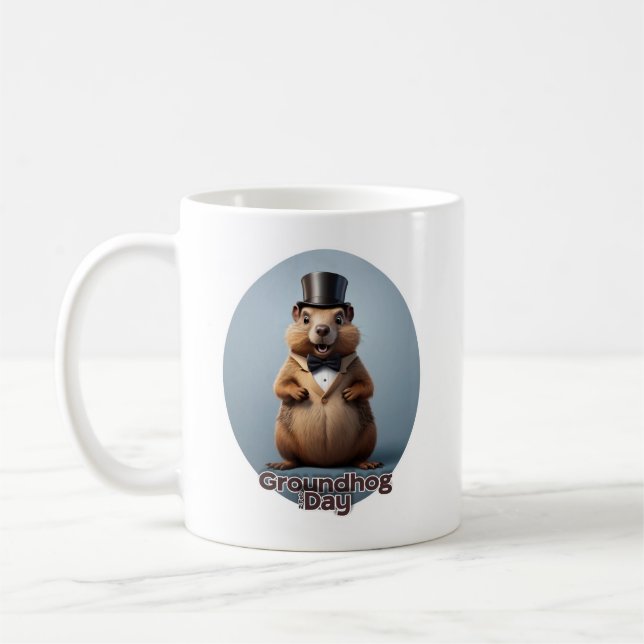 Groundhog Day Kaffemugg (Vänster)