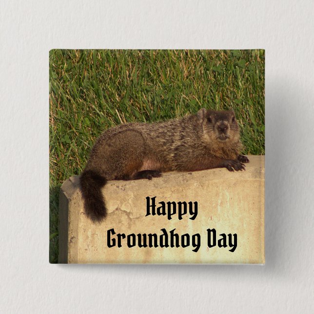 Groundhog Day-knapp Knapp (Framsida)