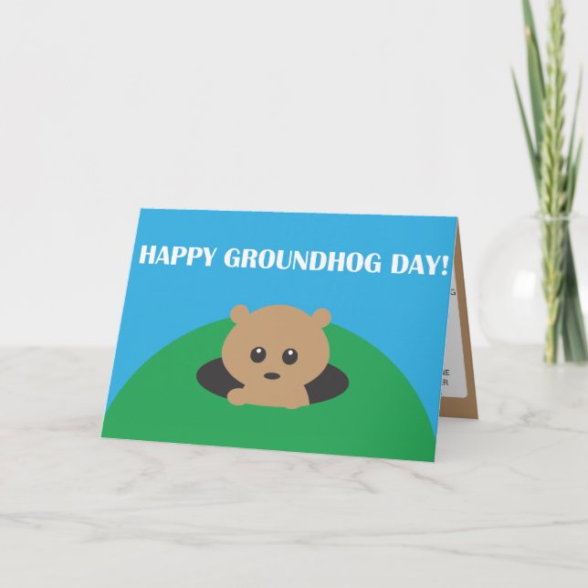 Groundhog Day - Ord Search Kort (Framsida)