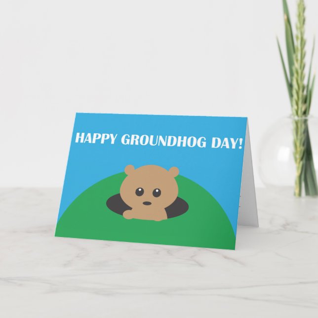 Groundhog Day - Ord-skandalen Kort (Framsida)