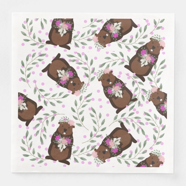 Groundhog Day Pappersservett (Framsida)