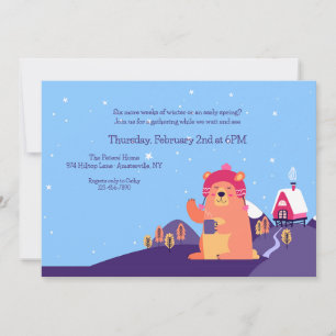 Groundhog Day Party-inbjudan Inbjudningar