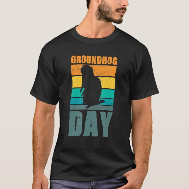 Groundhog Day Pet Owner T Shirt (Framsida)
