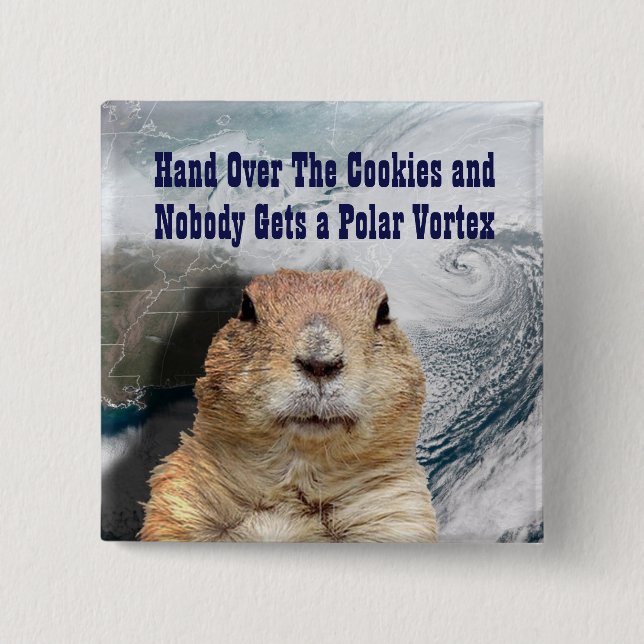 Groundhog Day Polar Vortex Knapp (Framsida)