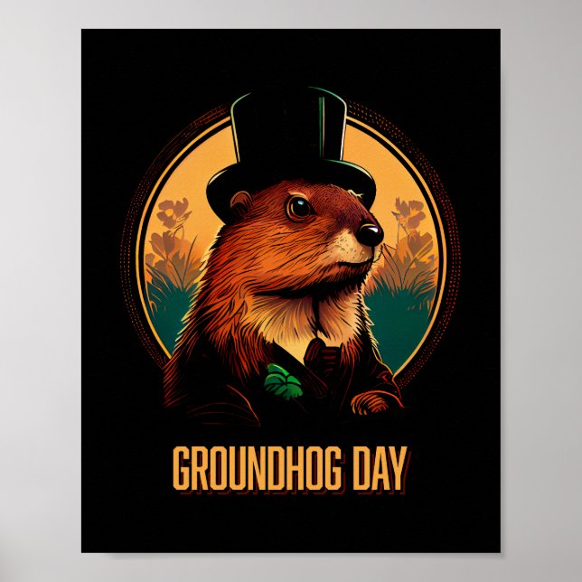 Groundhog Day Poster (Framsidan)