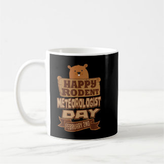 Groundhog Day Rodent Meteorolog Day 2 februari Kaffemugg