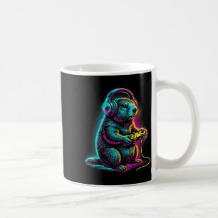 Groundhog Day Roliga Videospel Groundhog 67 Meme Kaffemugg