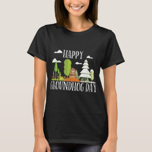 Groundhog Day Shirt Funny Groundhog Day Winter ell T