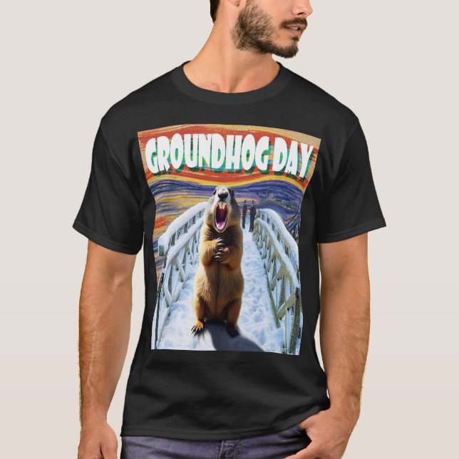 Groundhog Day T Shirt (Framsida)