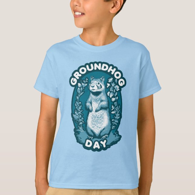 Groundhog Day T Shirt (Framsida)