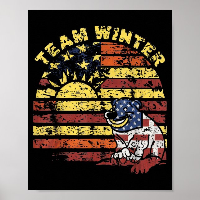Groundhog Day Team Vinter V6  Poster (Framsidan)