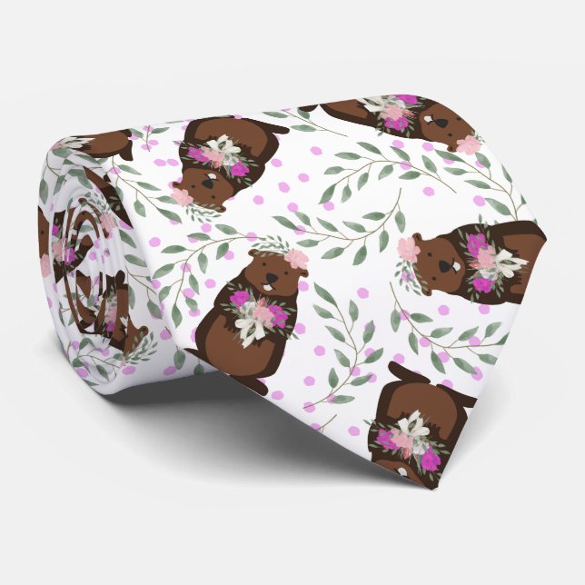 Groundhog Day Tie Slips (Rullad)