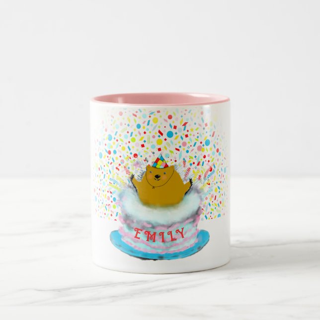 Groundhog Day Två-Tonad Mugg (Center)